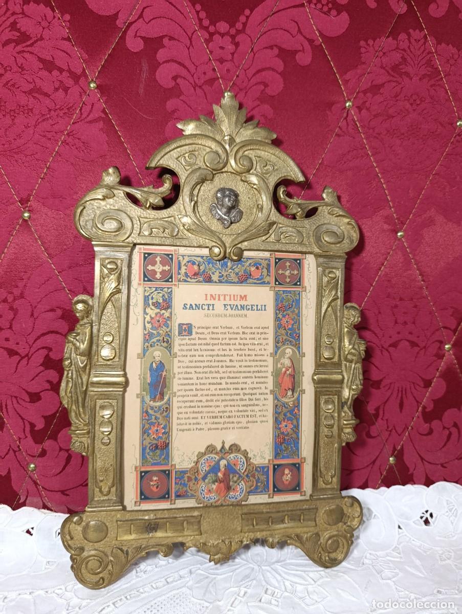 Antig&uuml;edades: MARCO SACRA DE BRONCE - Foto 2