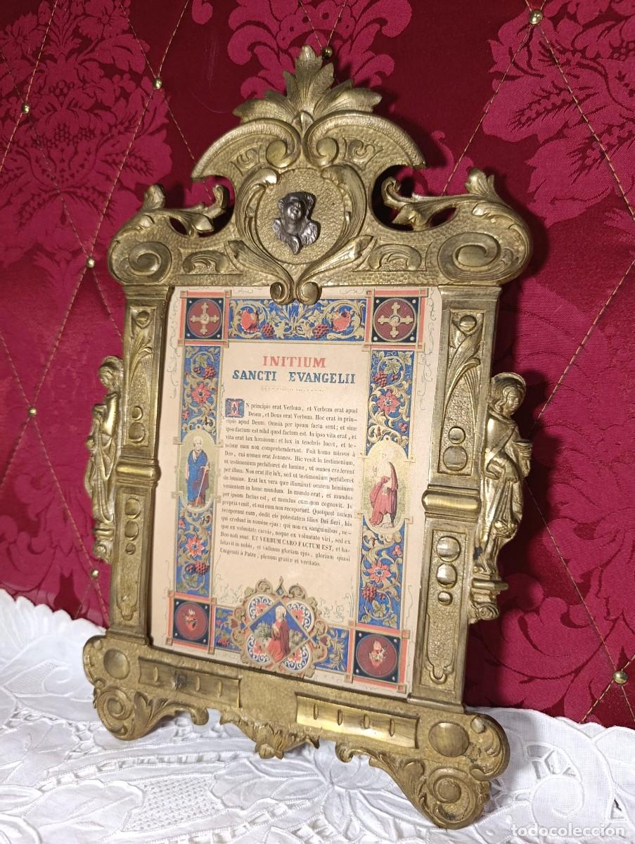 Antig&uuml;edades: MARCO SACRA DE BRONCE - Foto 4