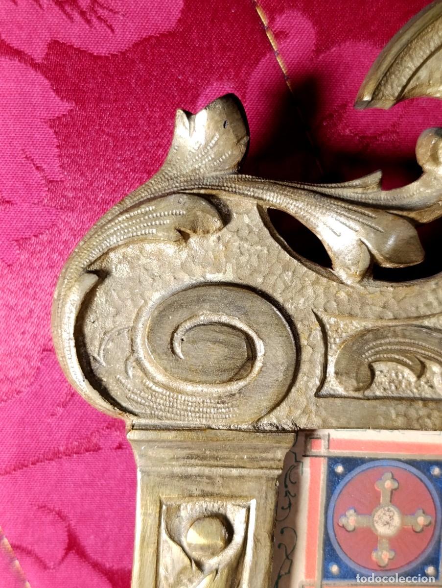 Antig&uuml;edades: MARCO SACRA DE BRONCE - Foto 13