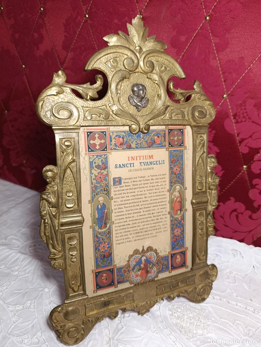 Antig&uuml;edades: MARCO SACRA DE BRONCE - Foto 15