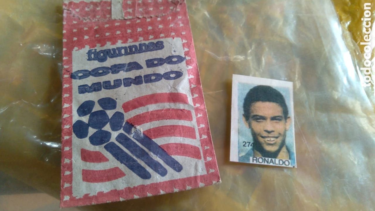 Antig&uuml;edades: Ronaldo 1994 rookie sticker