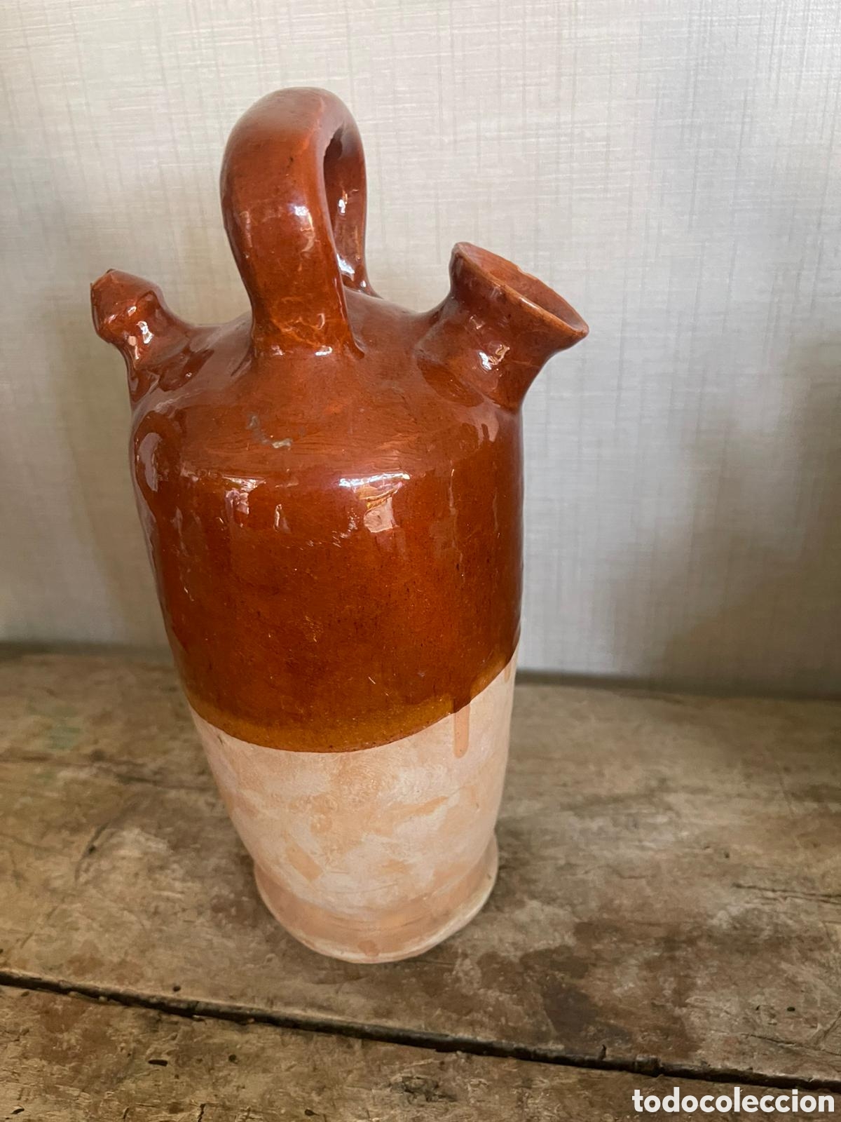 Antig&uuml;edades: Botijo de agua barro - Foto 2