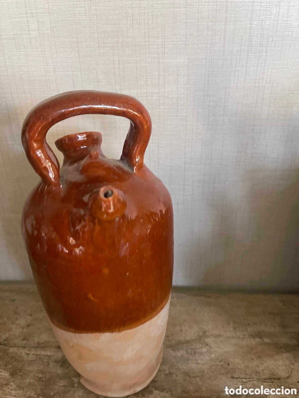 Antig&uuml;edades: Botijo de agua barro - Foto 3