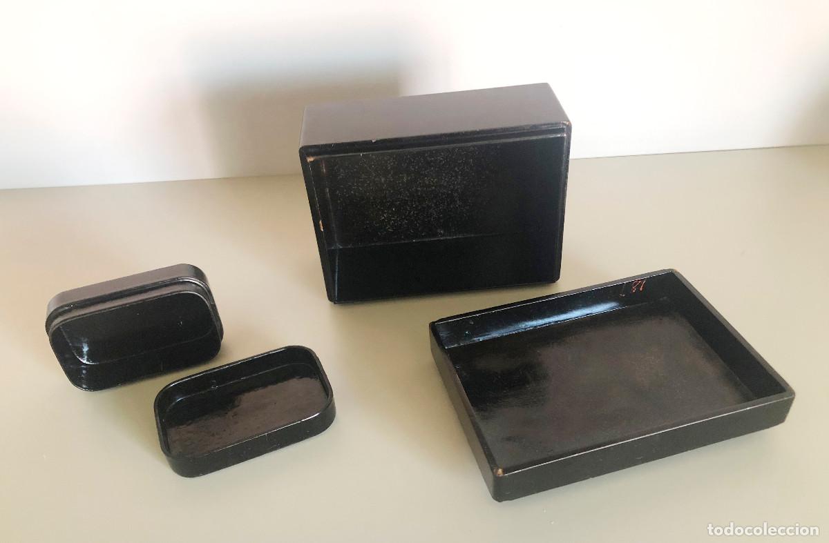 Antig&uuml;edades: Cajas orientales lacadas en negro - Foto 3