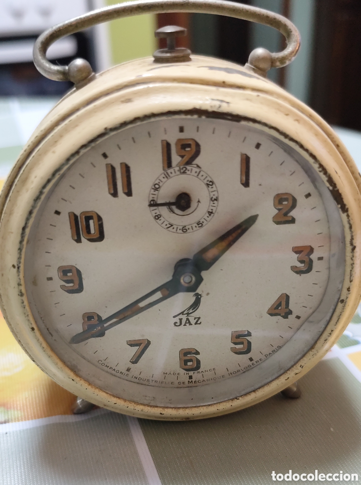 Antig&uuml;edades: Despertador Vintage JAZ Francia A&ntilde;os 40-50