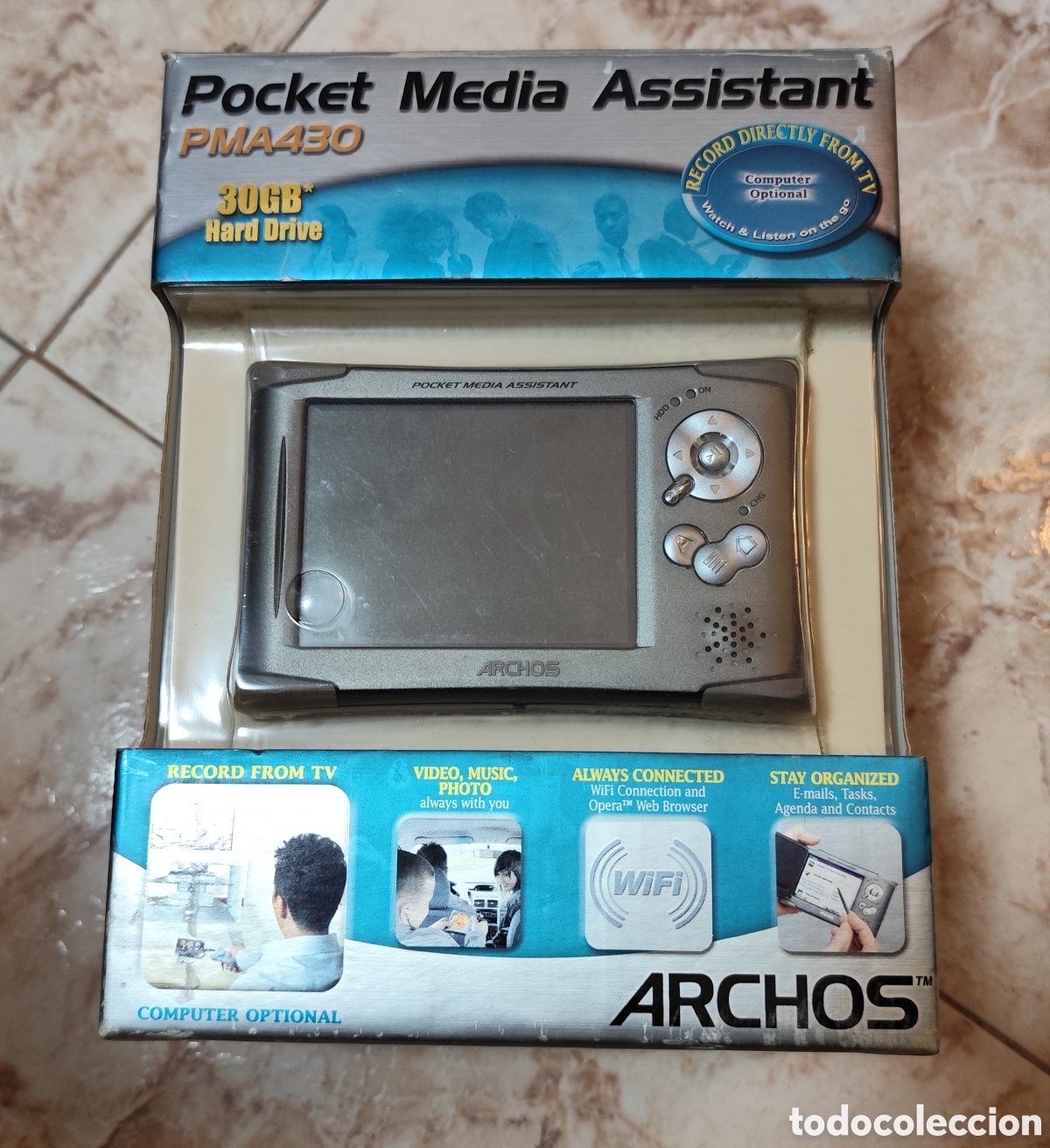 Antig&uuml;edades: Archos PMA430 30GB Vintage (Completo)