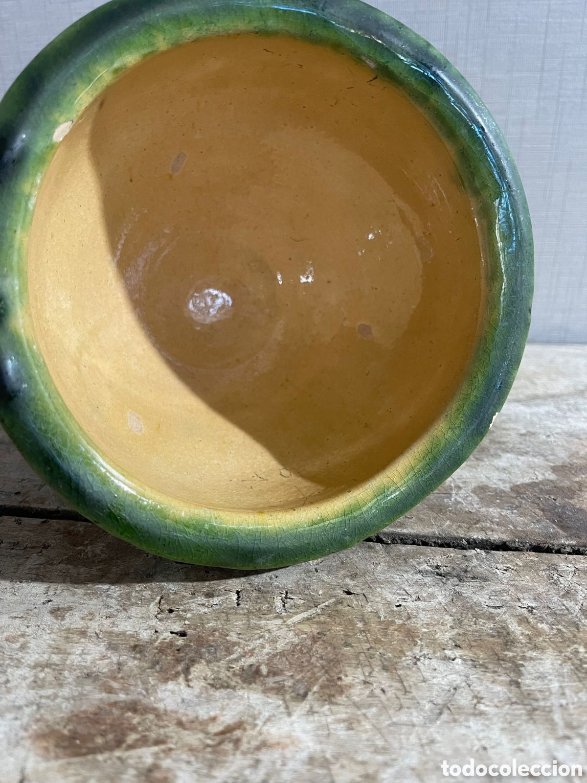 Antig&uuml;edades: Mortero chinchilla verde - Foto 3