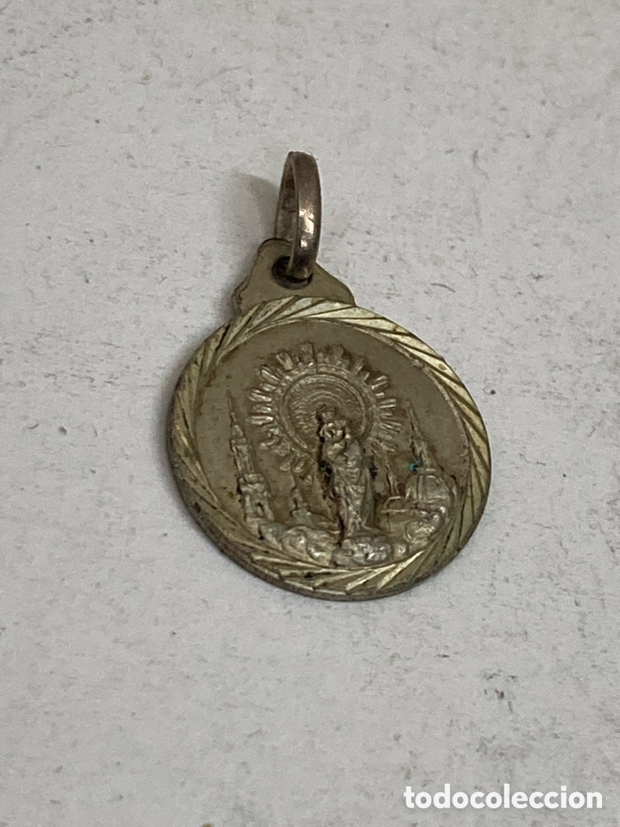 Antig&uuml;edades: Medalla de plata religiosa C594 - Foto 1