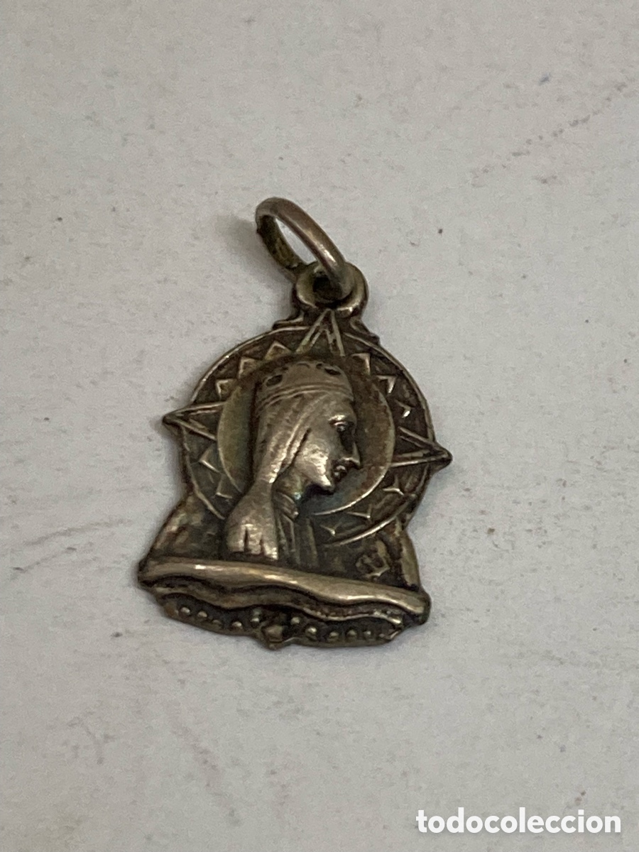 Antig&uuml;edades: Medalla de plata religiosa C594 - Foto 1