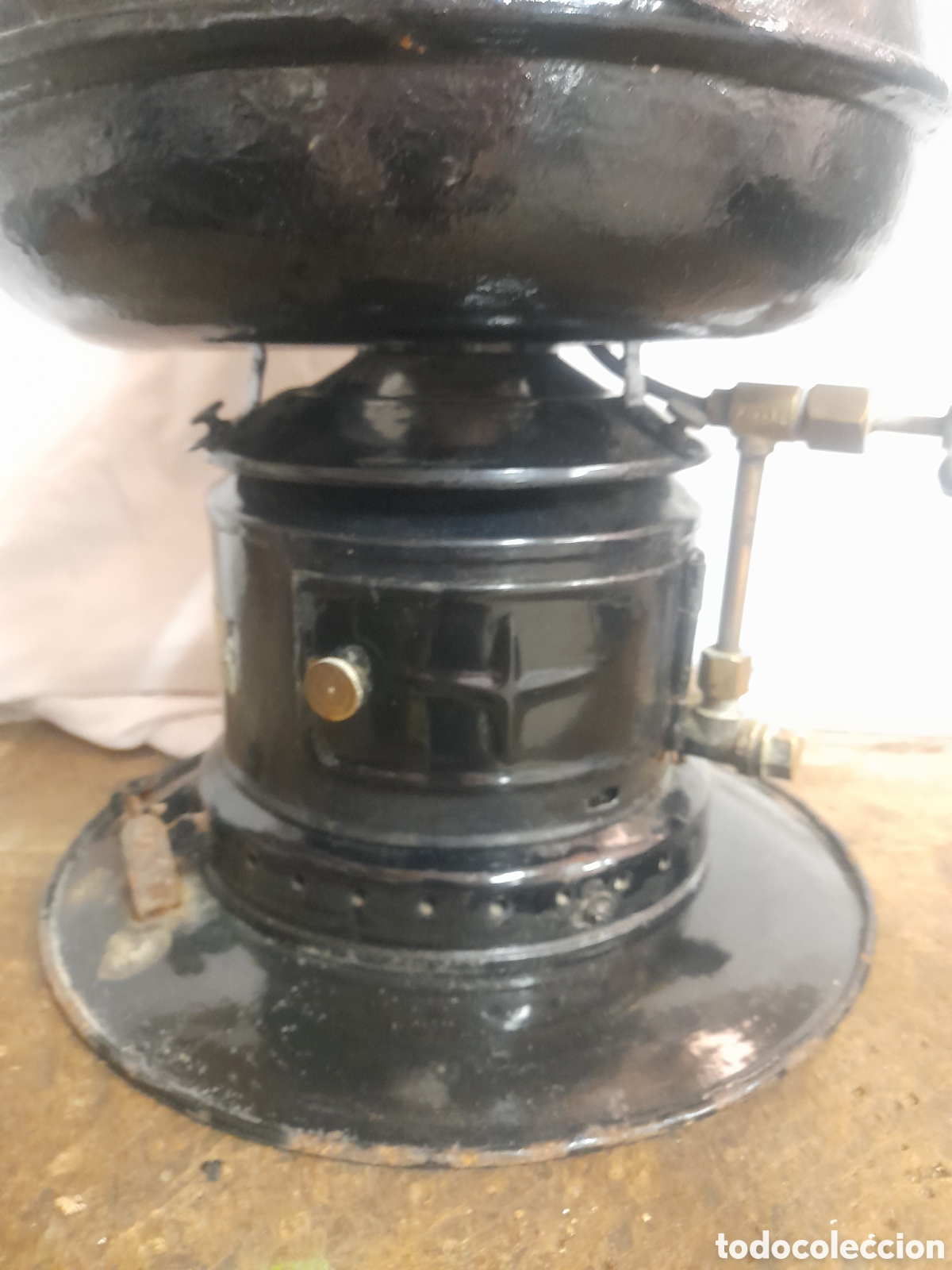 Antig&uuml;edades: LAMPARA FAROL ESTELAR 835 TIPO PETROMAX - Foto 2
