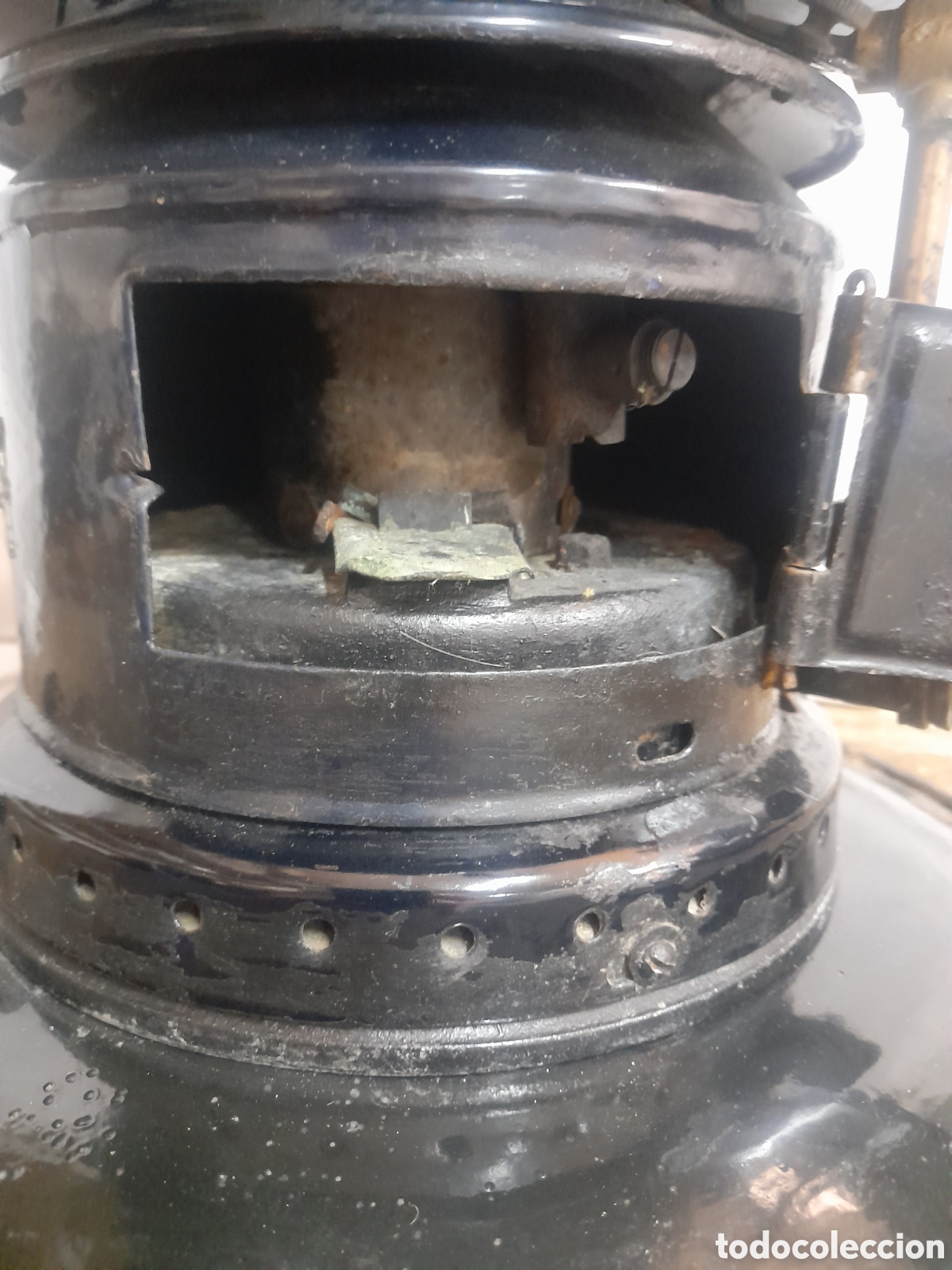 Antig&uuml;edades: LAMPARA FAROL ESTELAR 835 TIPO PETROMAX - Foto 3