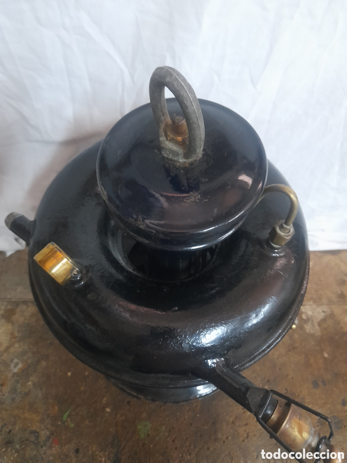 Antig&uuml;edades: LAMPARA FAROL ESTELAR 835 TIPO PETROMAX - Foto 4