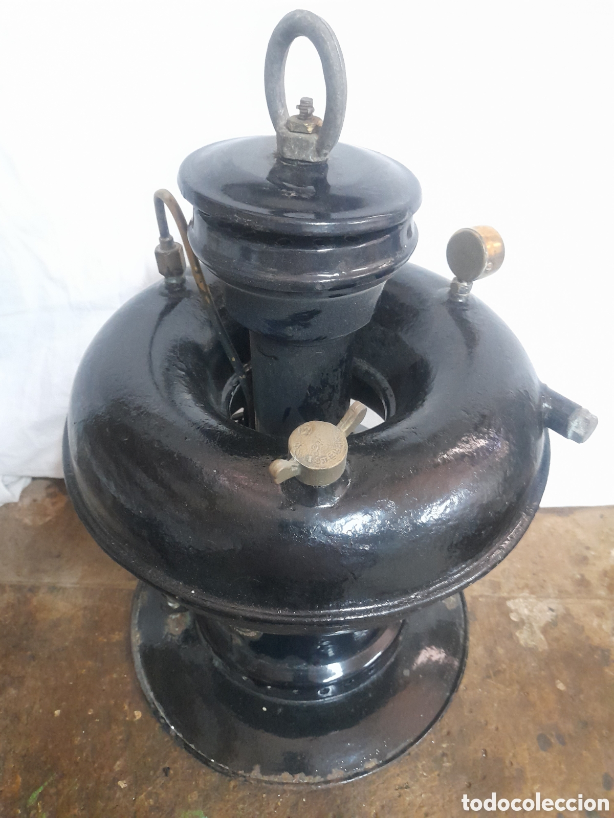 Antig&uuml;edades: LAMPARA FAROL ESTELAR 835 TIPO PETROMAX - Foto 5