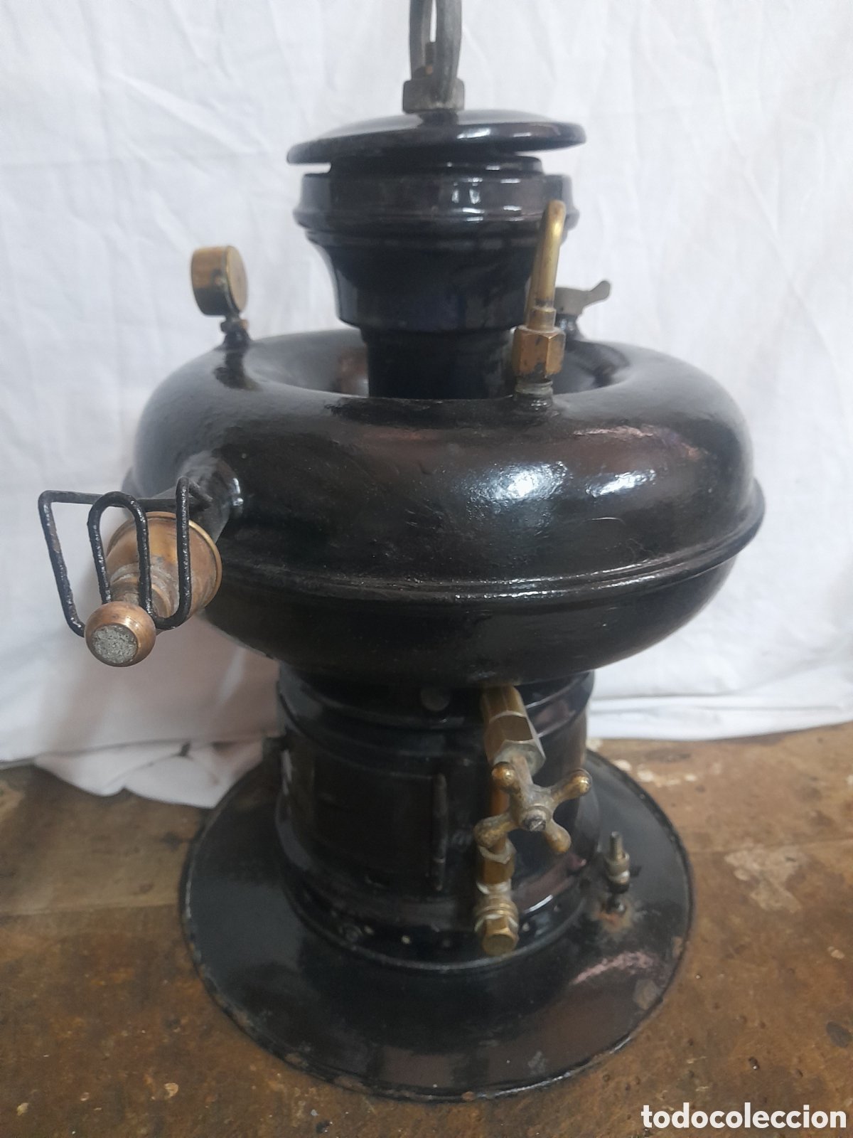 Antig&uuml;edades: LAMPARA FAROL ESTELAR 835 TIPO PETROMAX - Foto 8