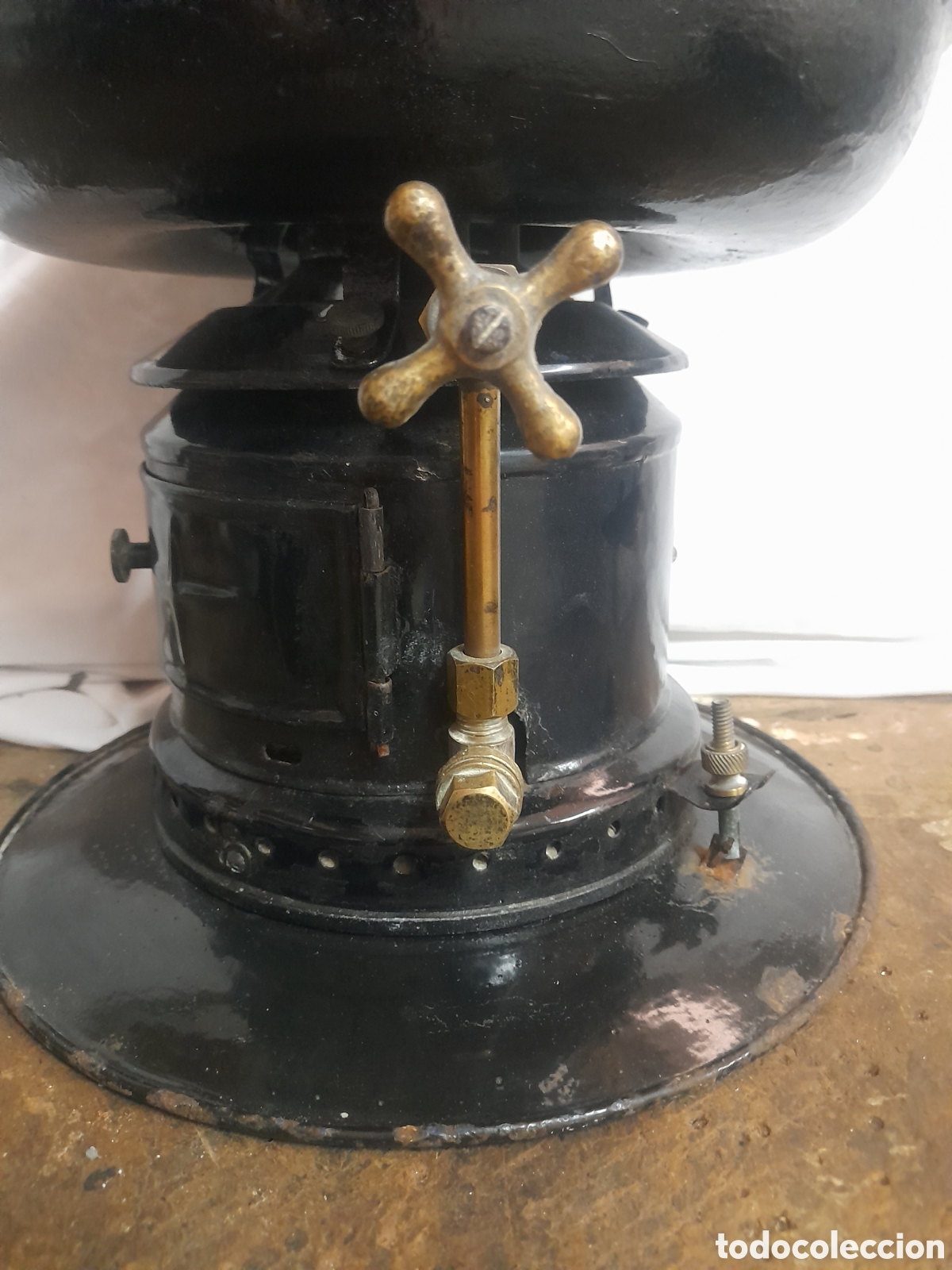 Antig&uuml;edades: LAMPARA FAROL ESTELAR 835 TIPO PETROMAX - Foto 9
