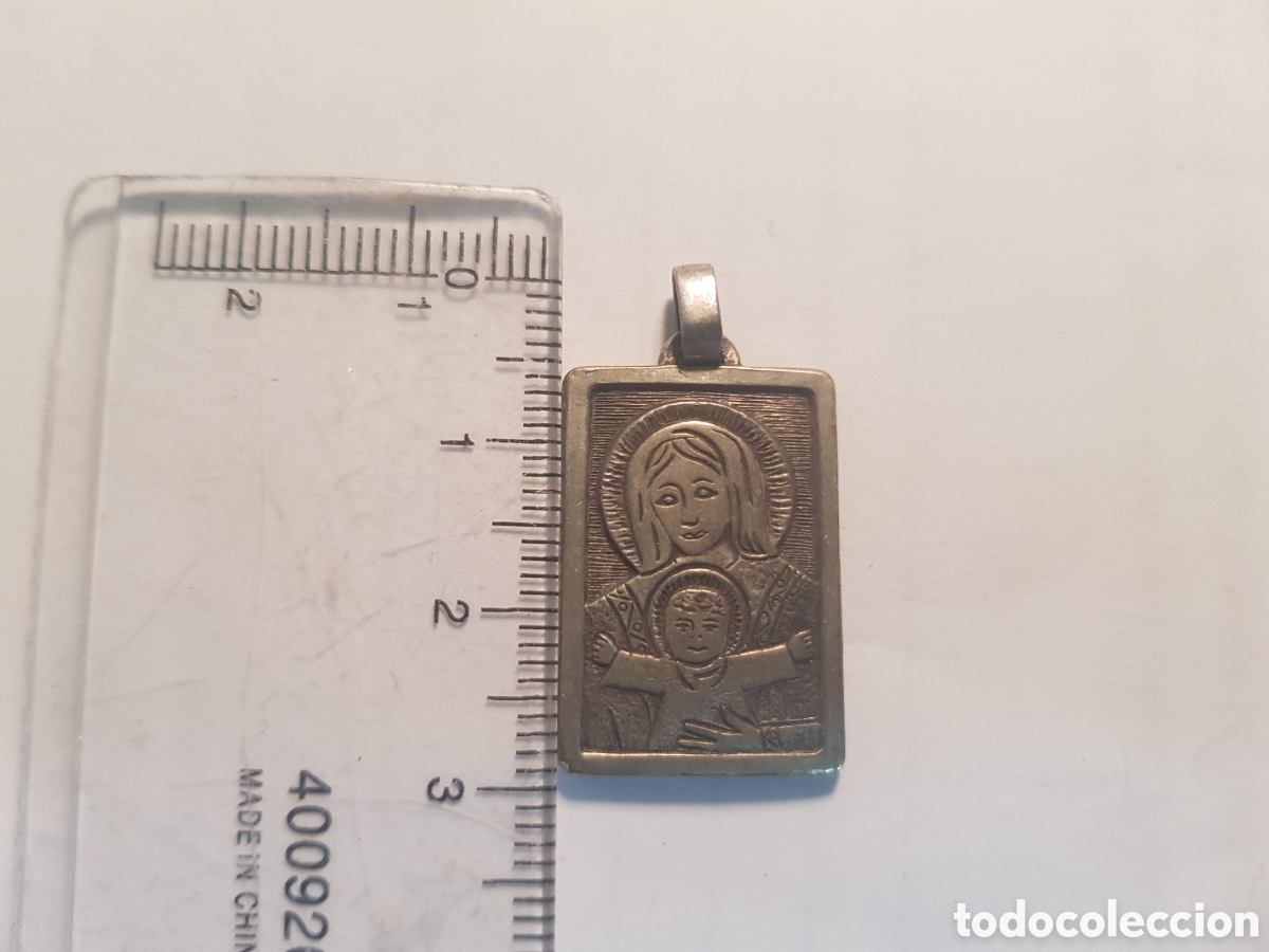 Antig&uuml;edades: #1239 medalla plata de ley 925 - Foto 2