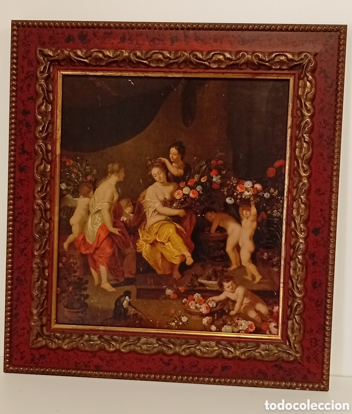 Antig&uuml;edades: CUADRO ALEGOR&Iacute;A DE LA PRIMAVERA (JAN VAN KESSEL) - Foto 1