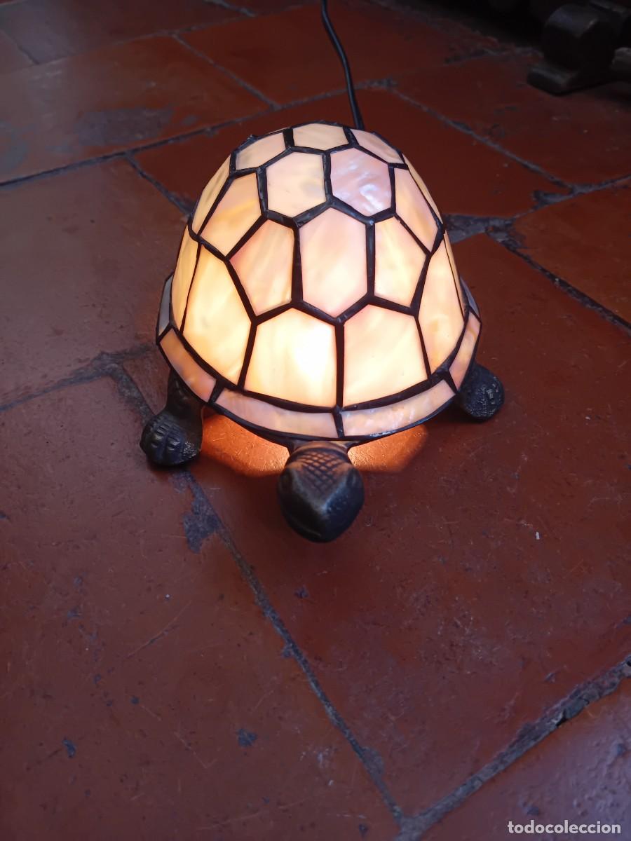 Antig&uuml;edades: Tortuga de bronce con caparaz&oacute;n tipo n&aacute;car funcionando - Foto 3