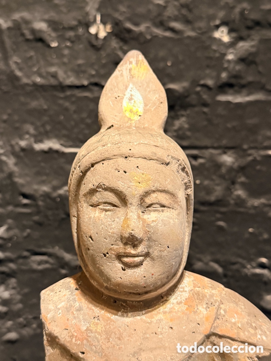 Antig&uuml;edades: Guerrero en terracota. - Foto 2