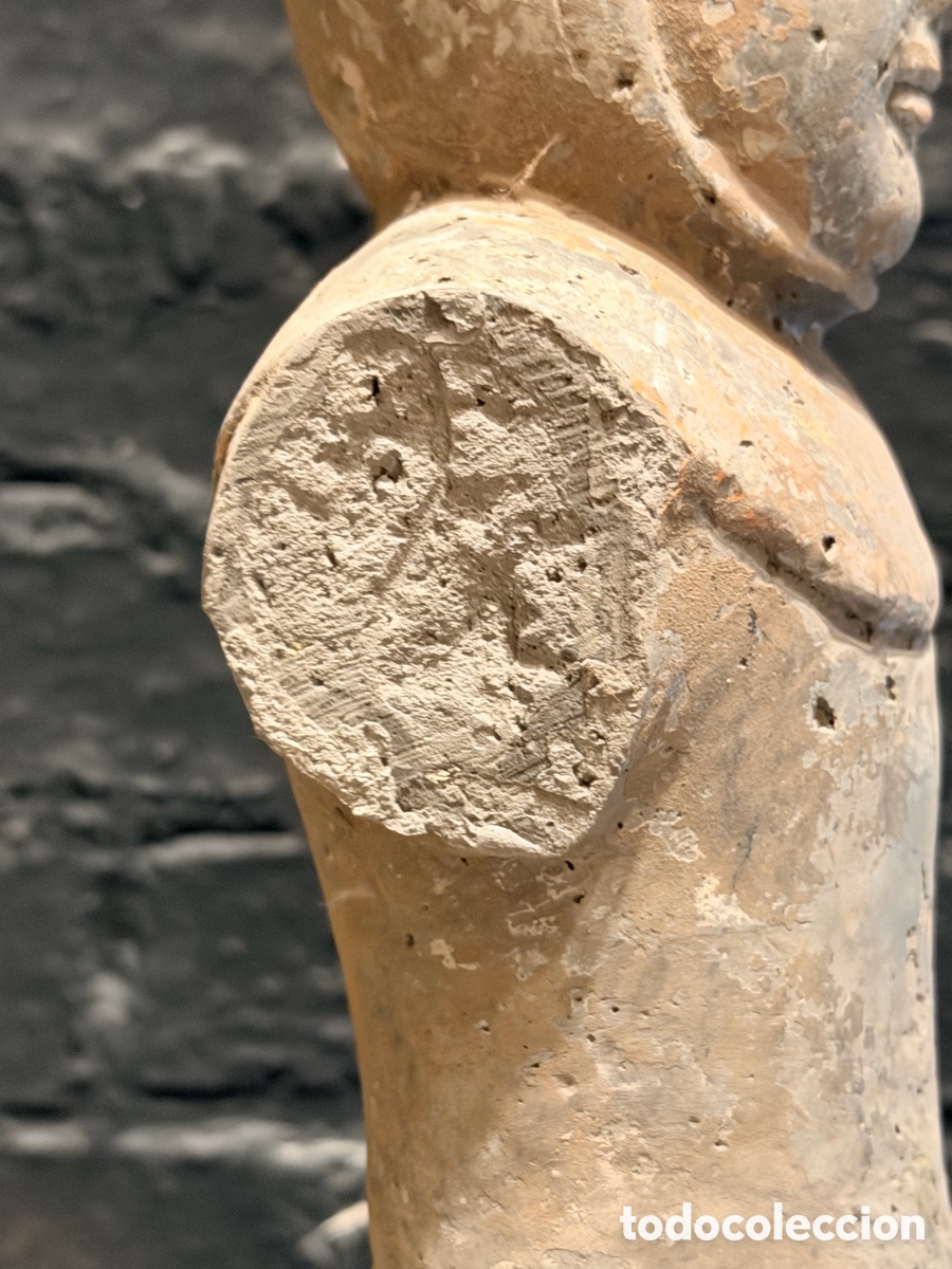 Antig&uuml;edades: Guerrero en terracota. - Foto 5