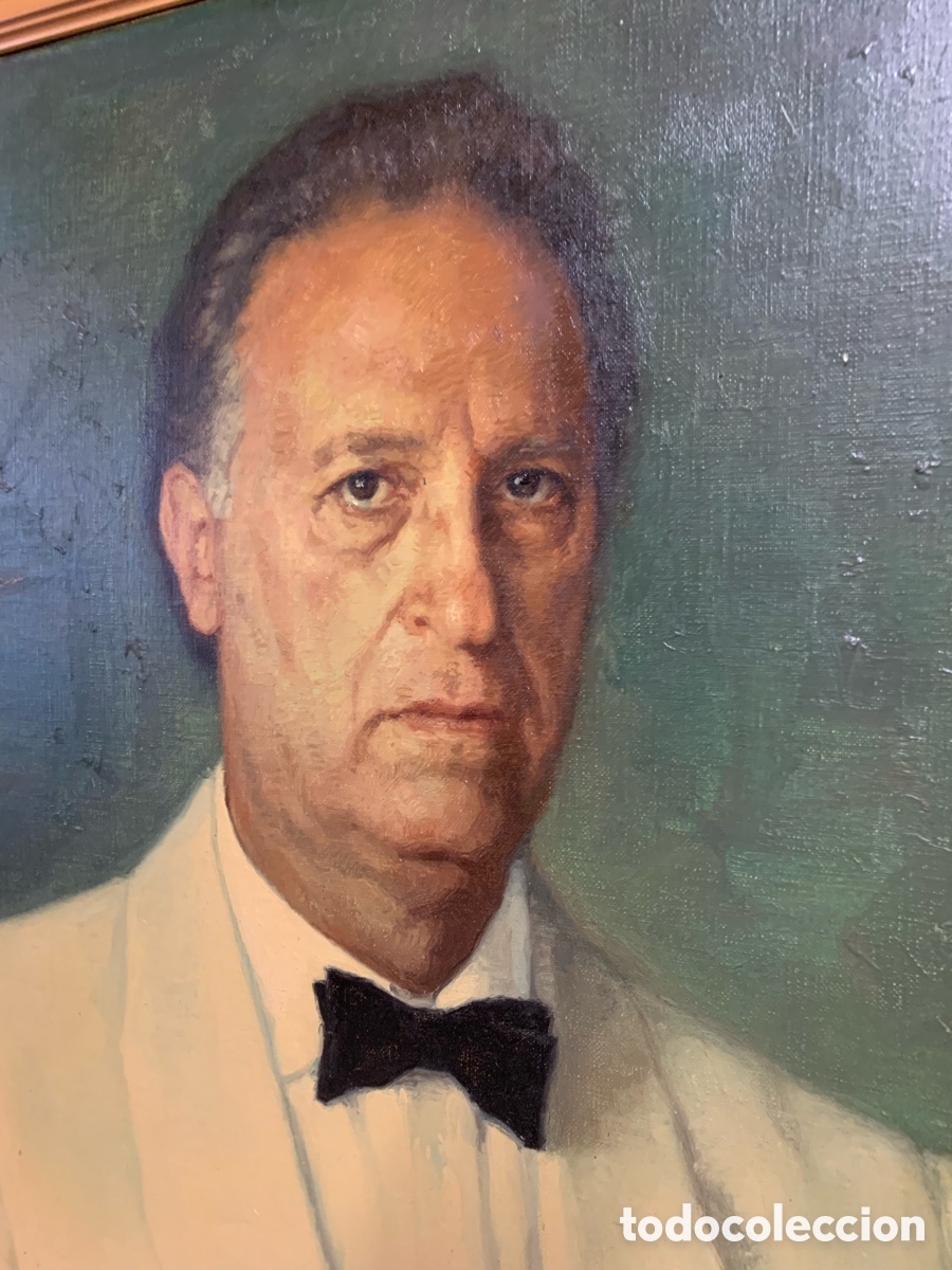 Antig&uuml;edades: &oacute;leo de Juan Miralles sobre lienzo 72x53 cm