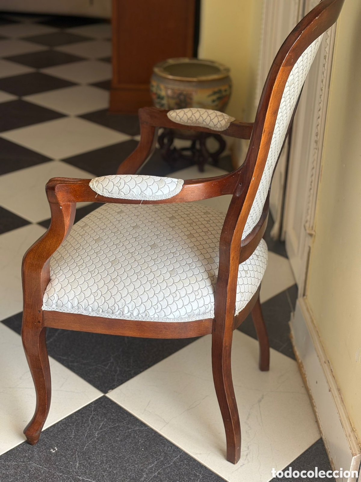 Antig&uuml;edades: SILLONES ISABELINOS MADERA - Foto 3