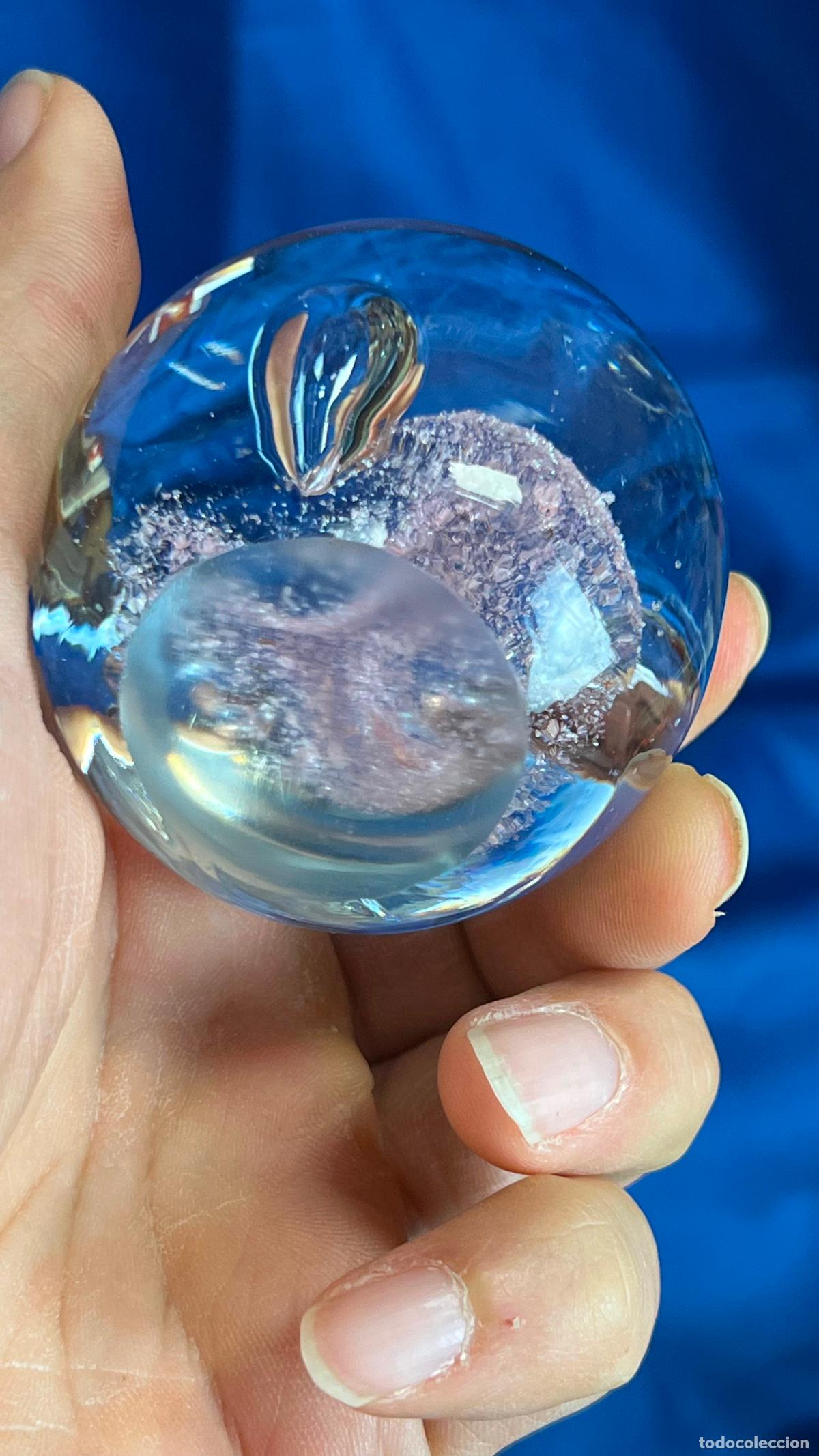 Antig&uuml;edades: INTERESANTE PISAPAPELES VINTAGE EN CRISTAL MURANO 348 GR