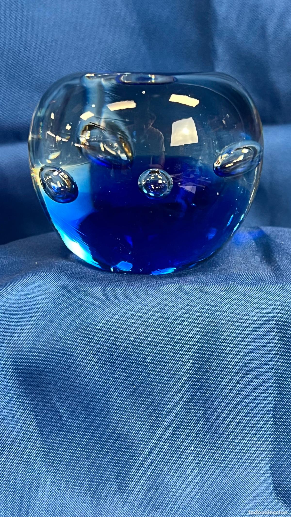 Antig&uuml;edades: INTERESANTE PISAPAPELES VINTAGE EN CRISTAL MURANO 338 GR