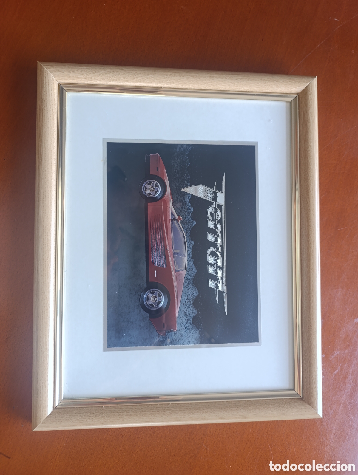 Antig&uuml;edades: Cuadro efecto brillo Ferrari - Foto 3