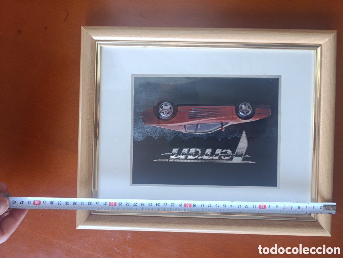 Antig&uuml;edades: Cuadro efecto brillo Ferrari - Foto 4