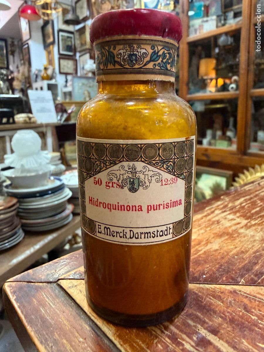 Antig&uuml;edades: HIDROQUINONA PURISIMA - MEDICAMENTO - FARMACIA