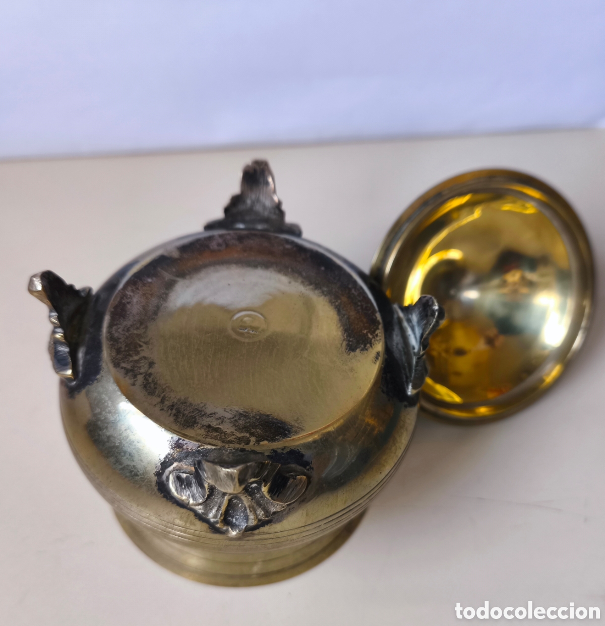 Antig&uuml;edades: AZUCARERO ANTIGUO DE BRONCE / LATON - Foto 3