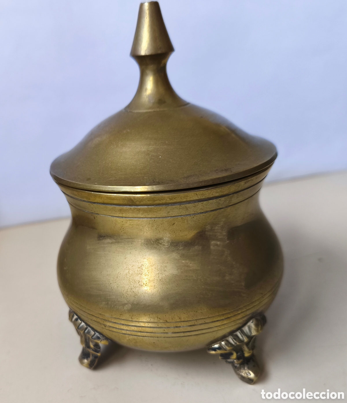 Antig&uuml;edades: AZUCARERO ANTIGUO DE BRONCE / LATON - Foto 4