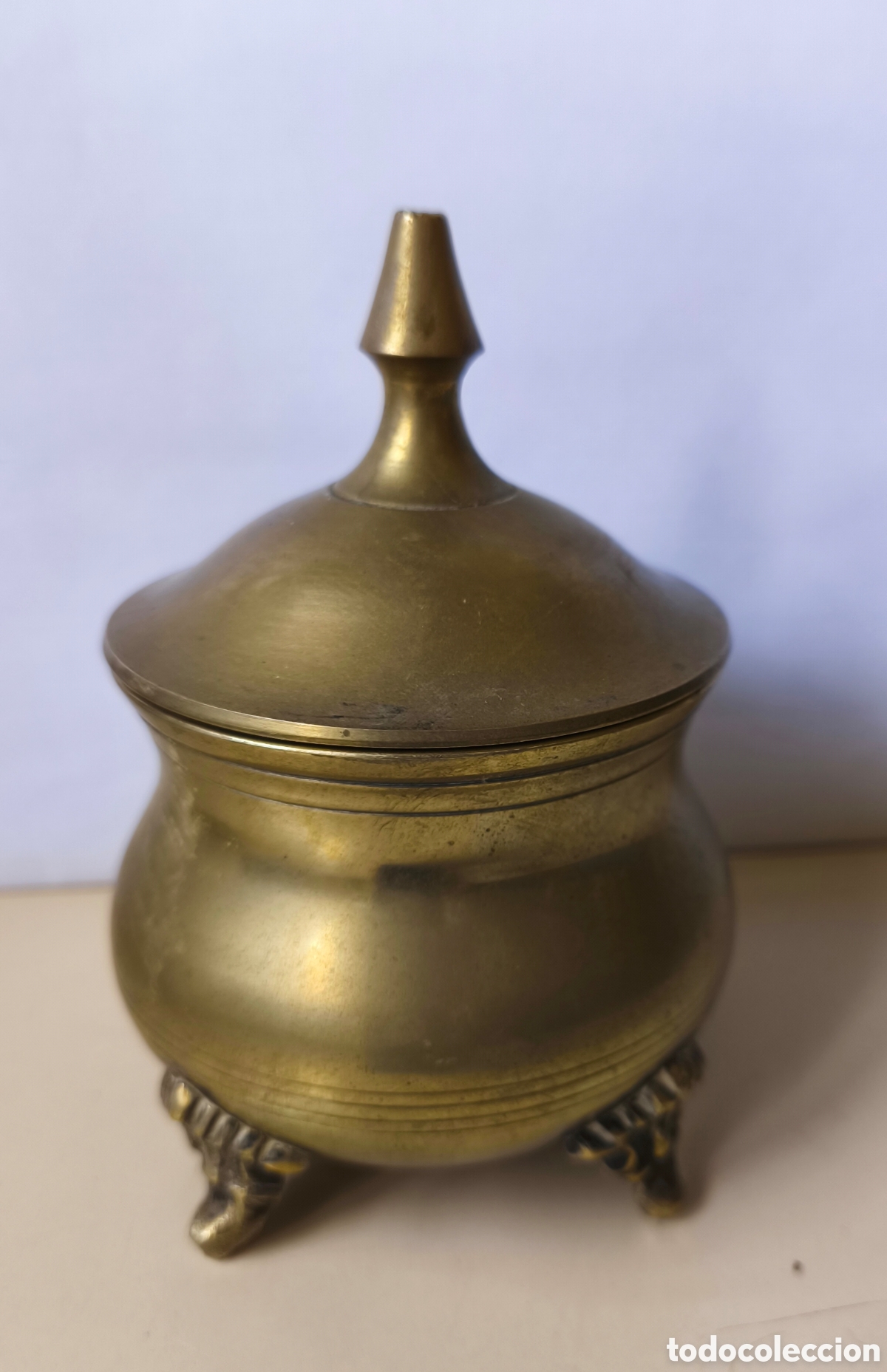 Antig&uuml;edades: AZUCARERO ANTIGUO DE BRONCE / LATON - Foto 1
