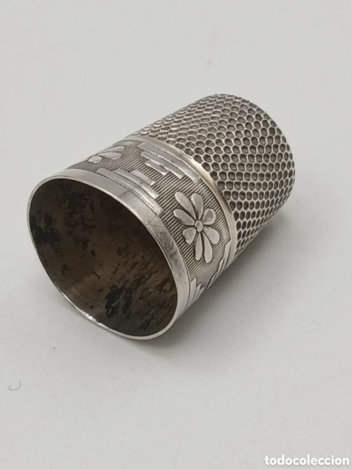 Antig&uuml;edades: Antiguo dedal plata 925mls - Foto 2