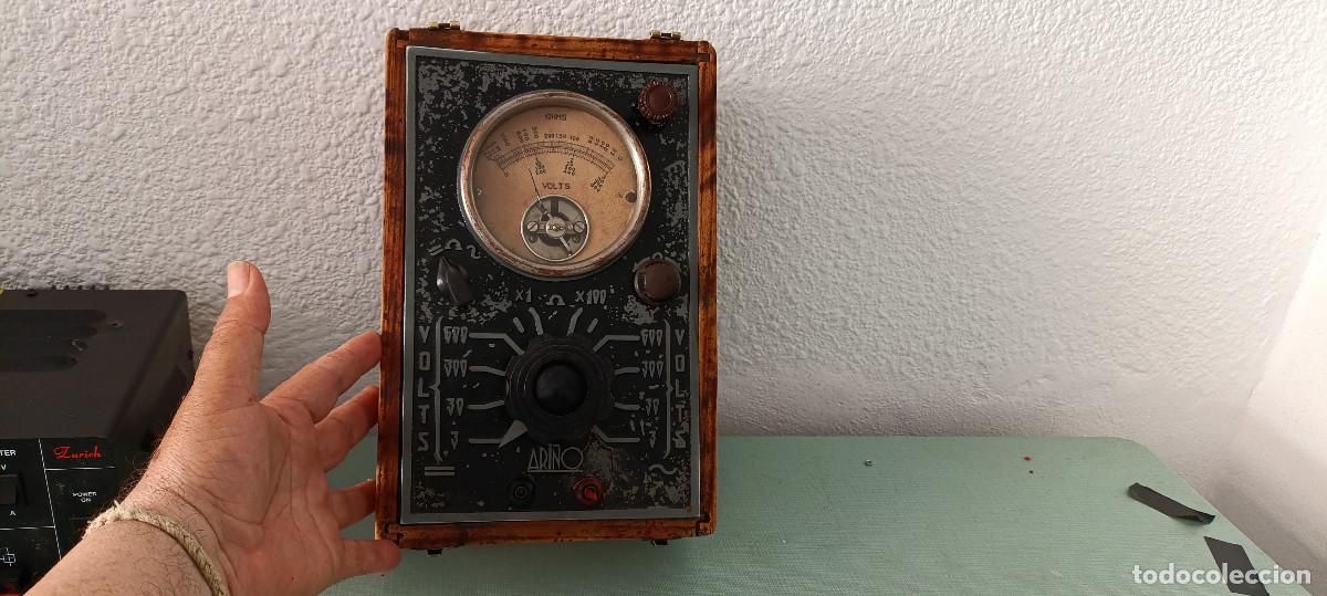 Antig&uuml;edades: ANTIGUO MULTIMETRO DE MADERA - Foto 1