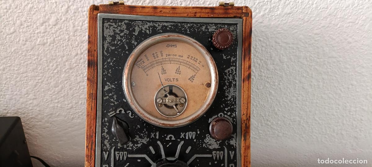 Antig&uuml;edades: ANTIGUO MULTIMETRO DE MADERA - Foto 3