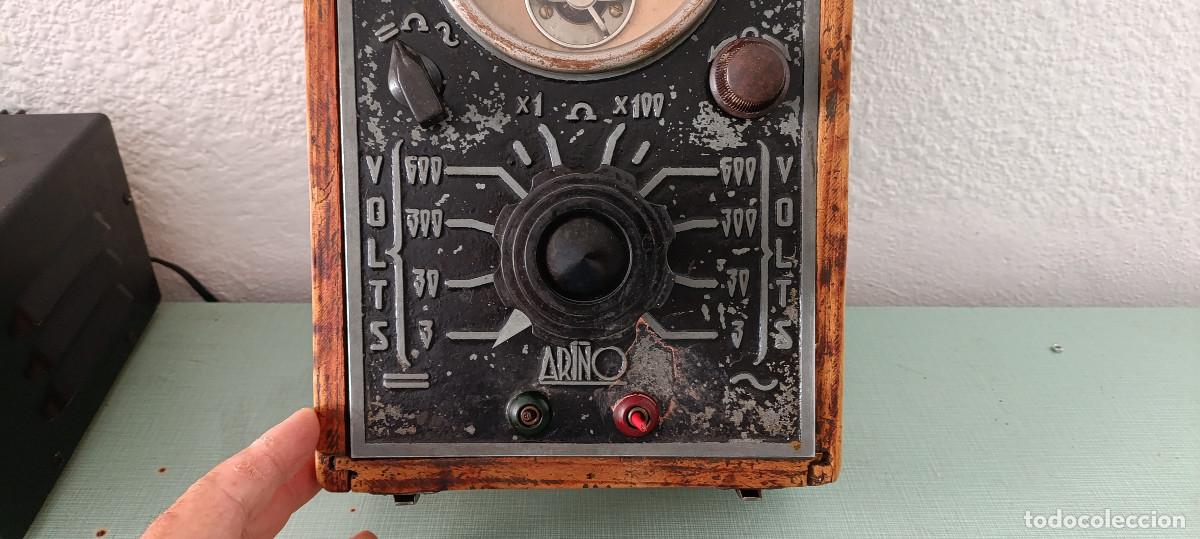 Antig&uuml;edades: ANTIGUO MULTIMETRO DE MADERA - Foto 4