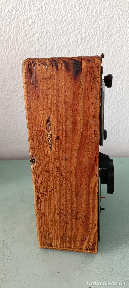 Antig&uuml;edades: ANTIGUO MULTIMETRO DE MADERA - Foto 6