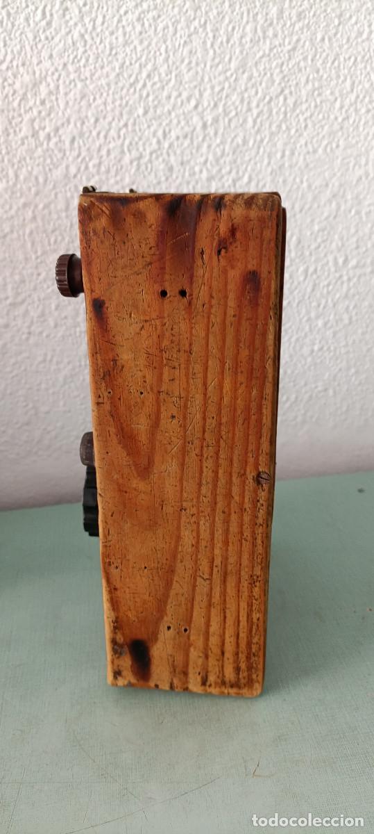 Antig&uuml;edades: ANTIGUO MULTIMETRO DE MADERA - Foto 8