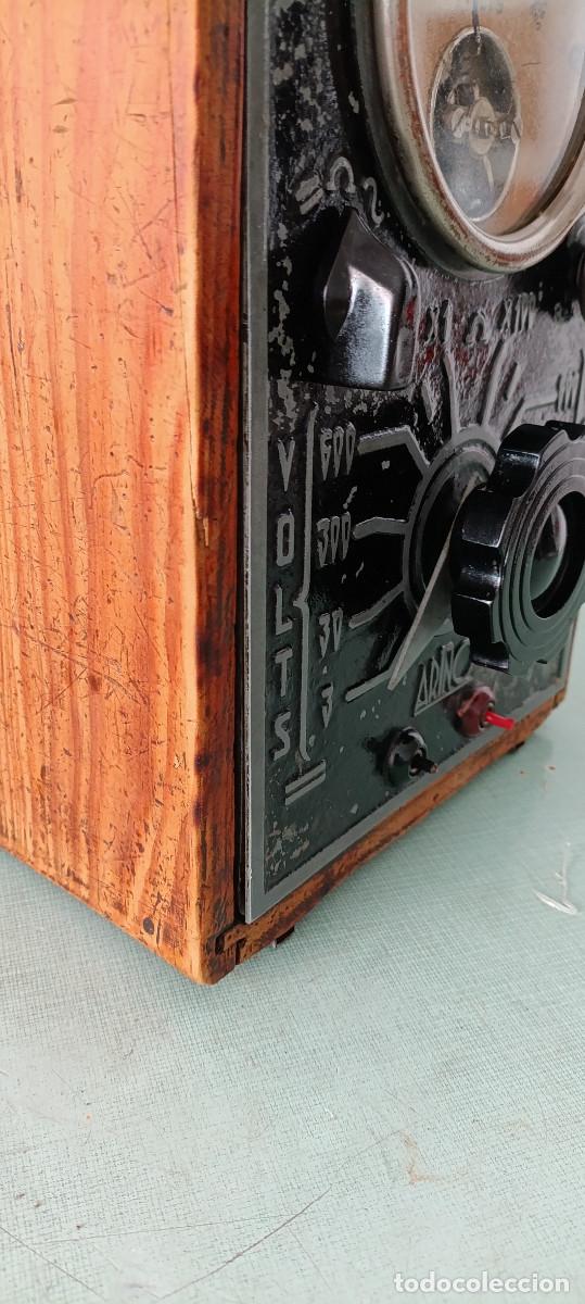 Antig&uuml;edades: ANTIGUO MULTIMETRO DE MADERA - Foto 10