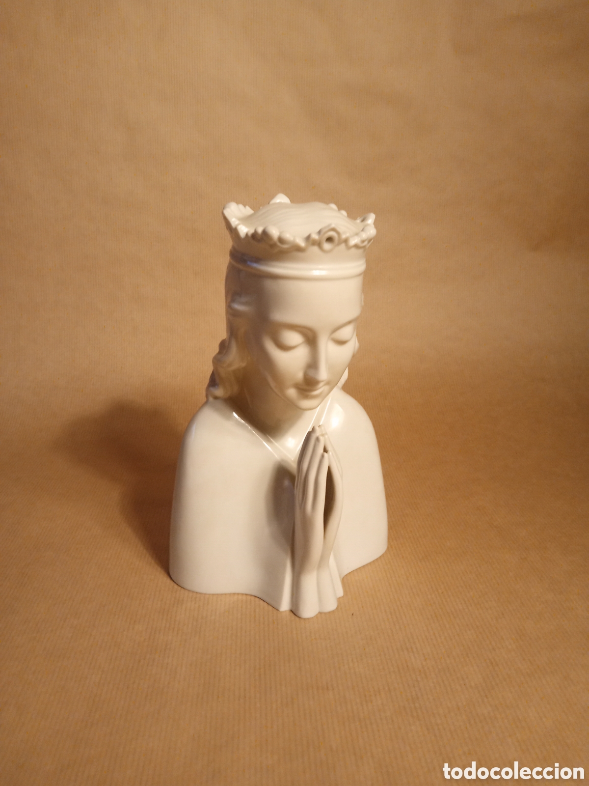 Antig&uuml;edades: Porcelana art deco Virgen estilo Madonna
