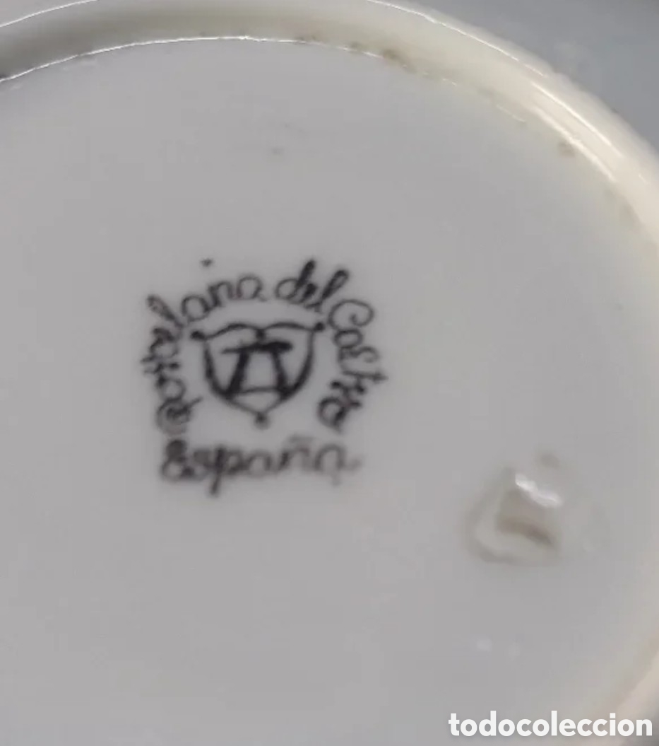Antig&uuml;edades: Taza y plato Castro Sargadelos - Foto 3