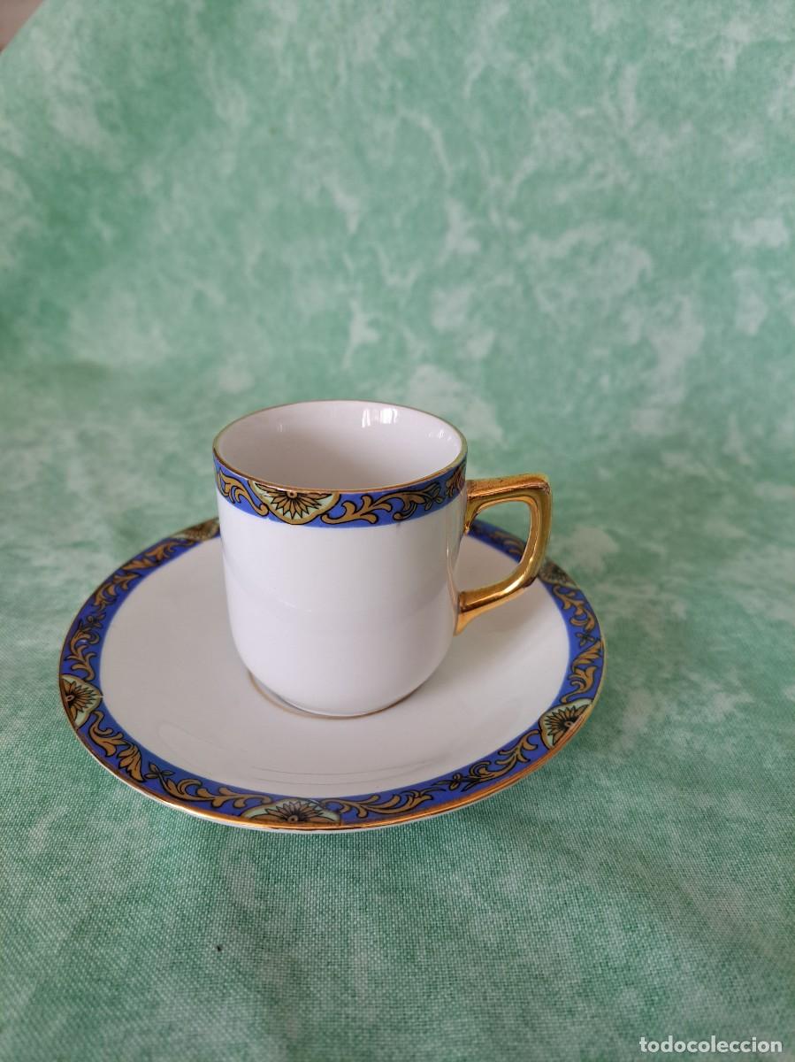 Antig&uuml;edades: Precioso solitario de porcelana Langenthal suisse para caf&eacute;.