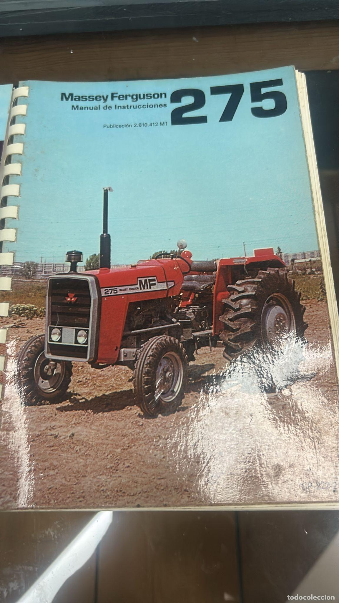 Antig&uuml;edades: Manual de instrucciones Massey Ferguson 275