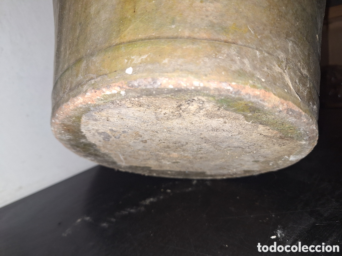 Antig&uuml;edades: Tinaja verde de terracota - Foto 4