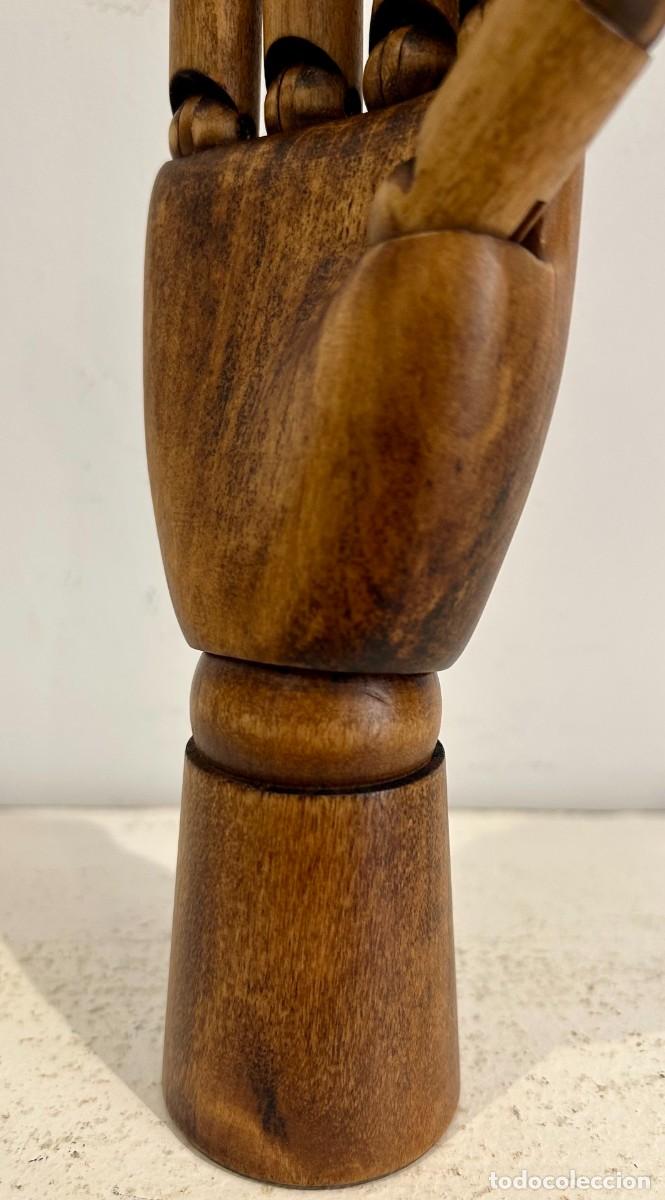 Antig&uuml;edades: Modelo de mano articulada en madera - Foto 10