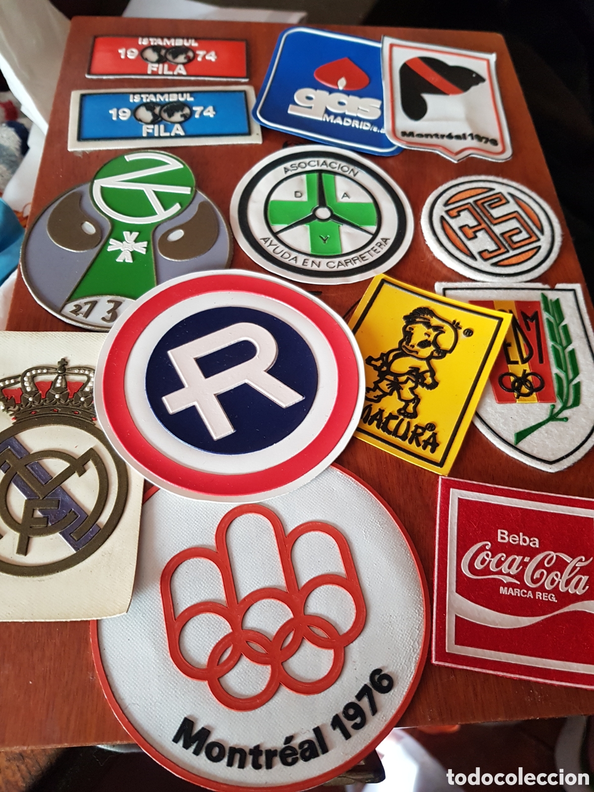 Antig&uuml;edades: LOTE DE ANTIGUOS PARCHES - Foto 1