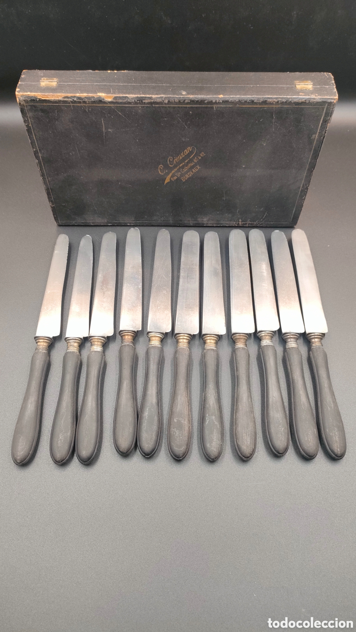 Antig&uuml;edades: Cuchillos C. Creuzan Bordeaux Set - Foto 4