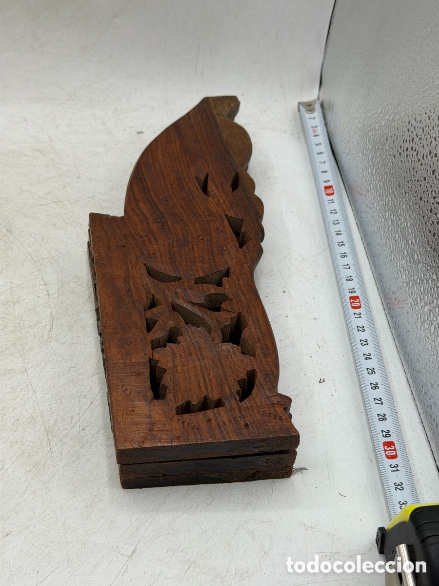 Antig&uuml;edades: Antiguo Tr&iacute;pode de Madera - Foto 8